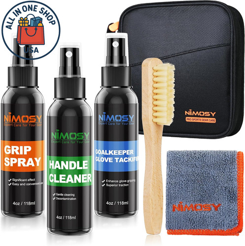 Golf grip cleaner kit - cleaner, spray